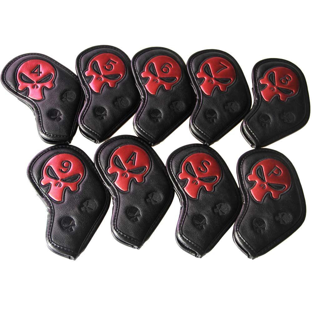 PATRICIA Bộ 9 Vỏ Bọc Bảo Vệ Đầu Gậy Đánh Golf Bằng Sắt Chất Lượng Cao