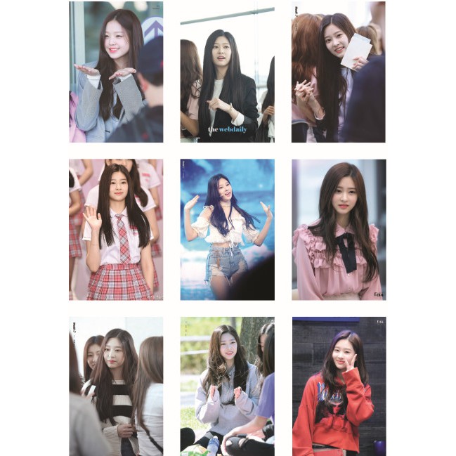 Lomo card 45 ảnh thành viên IZONE - MINJU