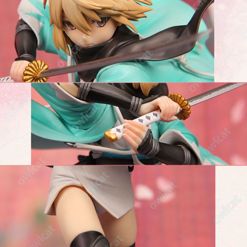 Mô Hình Nhân Vật Fgo Okita Soji  20cm Figure Servant Sakura Saber Noble Phantasm Three-Stage Thrust SSR 5 Stars Fate Grand Order Packed in Box Model Okita Souji