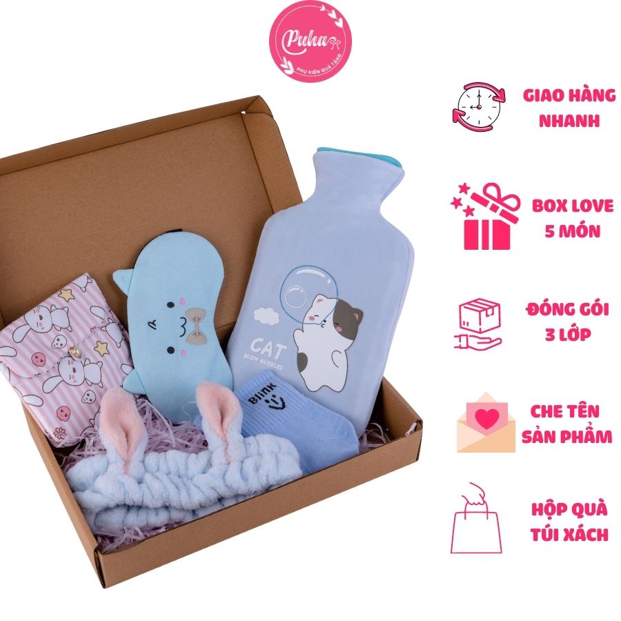 Tình yêu Box - Quà tặng sinh nhật, quà kỷ niệm, noel, quà tặng bạn gái, quà tặng người yêu đẹp và ý nghĩa -Puhashop