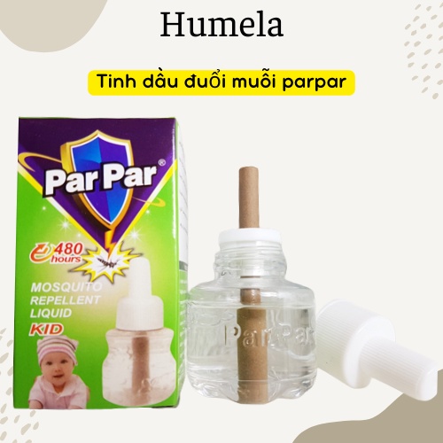 Tinh dầu đuổi muỗi parpar màu xanh chính hãng