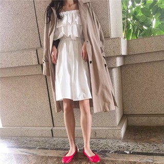Đầm Trễ Vai Trắng Siêu Xinh