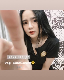 Áo crop thêu hoa