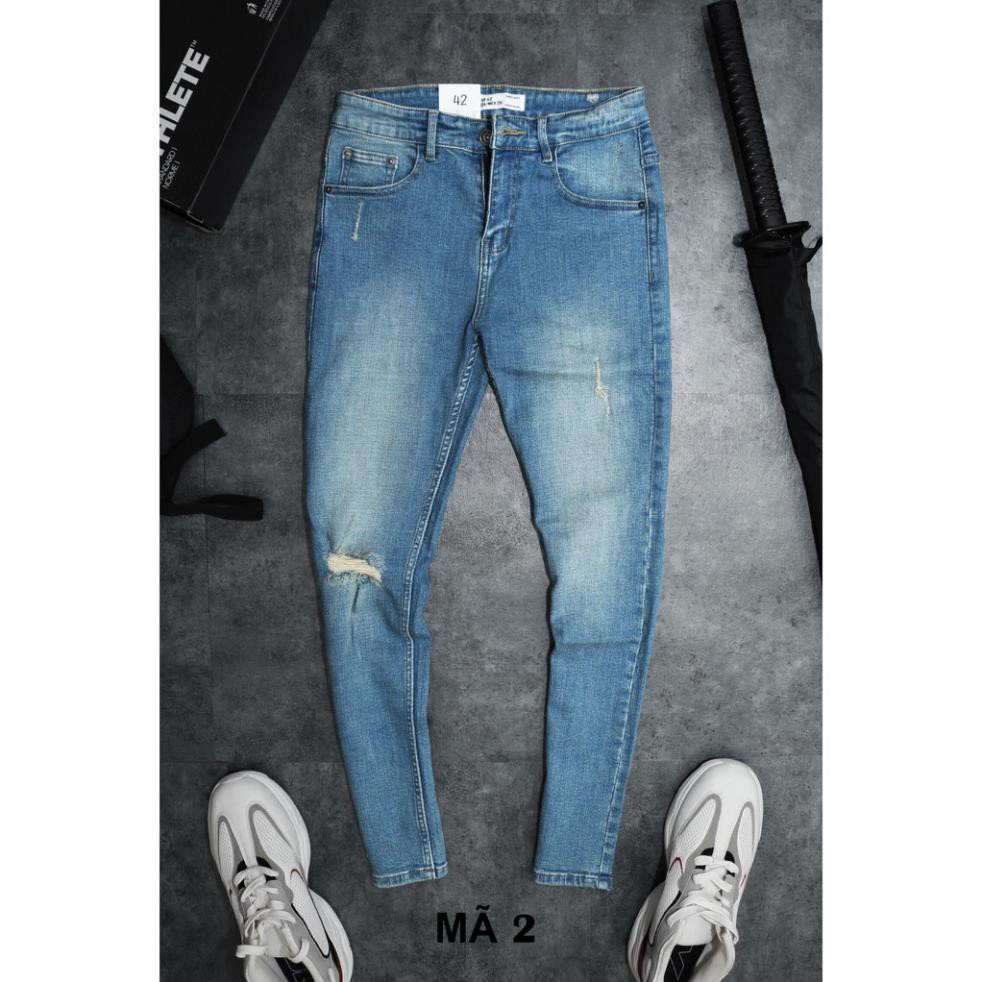 New (VNXK - FREESHIP - HÌNH THẬT) QUẦN JEAN NAM ZARA RÁCH -aj224 ཉ ' ¹