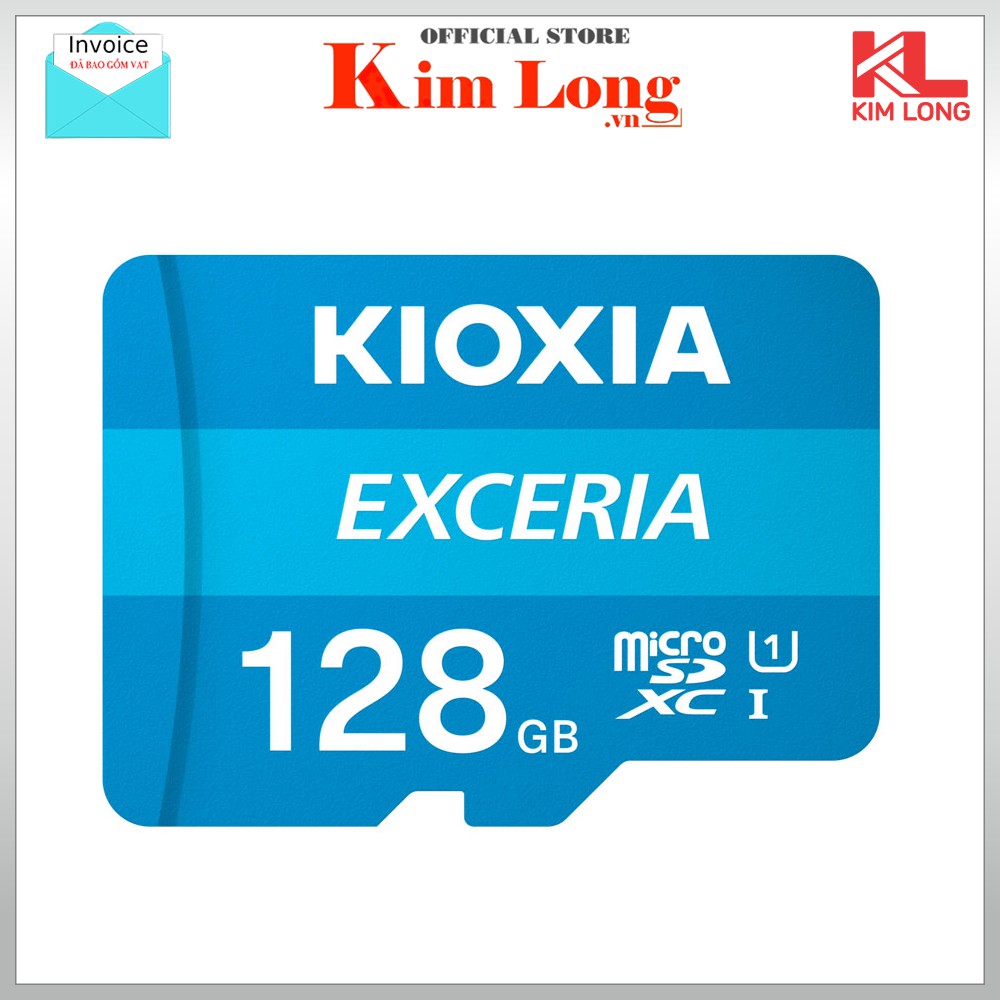 Thẻ nhớ KIOXIA ( Toshiba ) Micro SDHC 128GB C10 UHS-I 100MB/s - Bảo hành chính hãng FPT