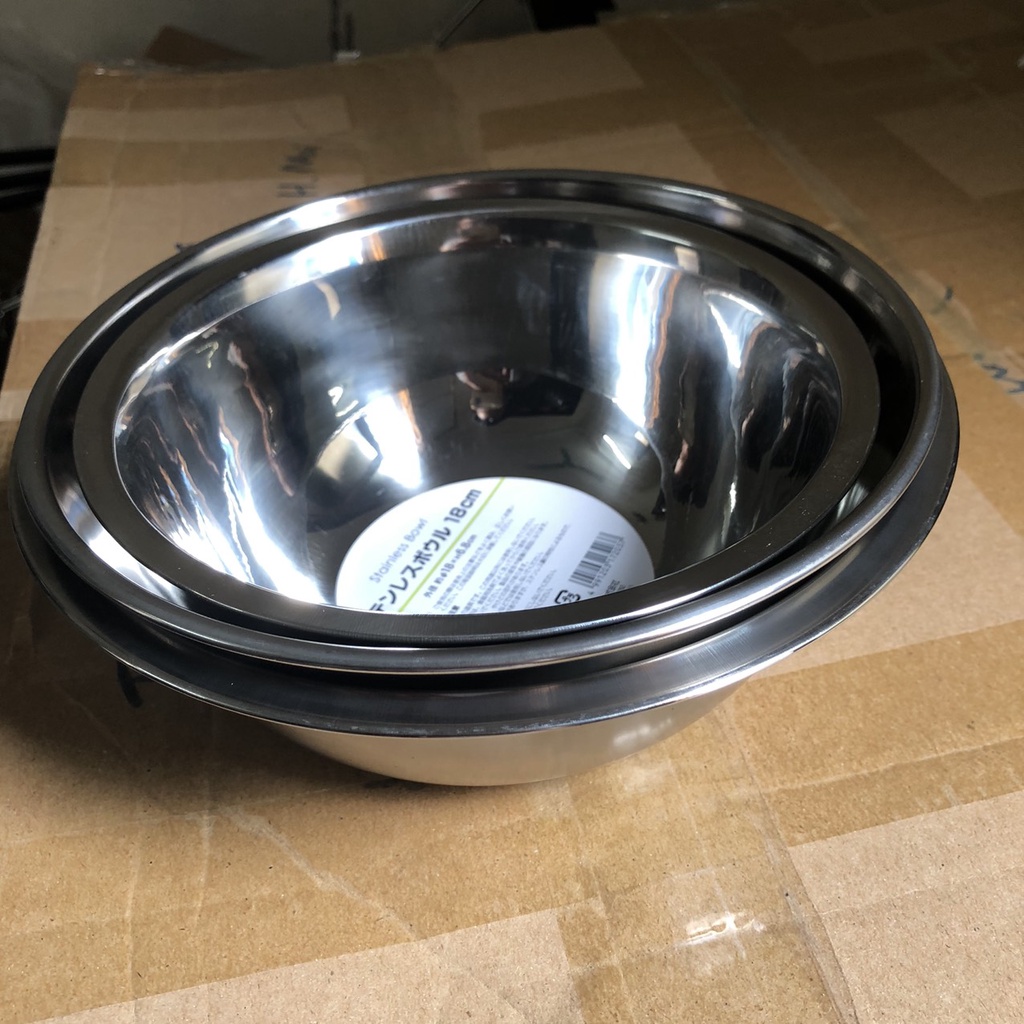 Tô đựng thực phẩm Echo Nhật Bản 18cm, 20cm, 21cm inox cao cấp, không hoen gỉ, an toàn sức khỏe