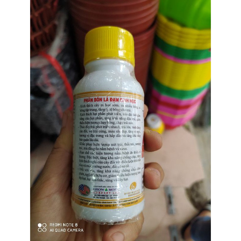 Phân bón lá sinh học Tetra-sorb Foliar 100ml Siêu to lá