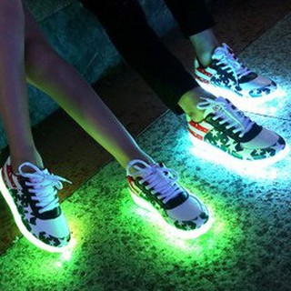 GPS - giày mẫu cờ mỹ phát sáng 8 chế độ sáng 7 màu