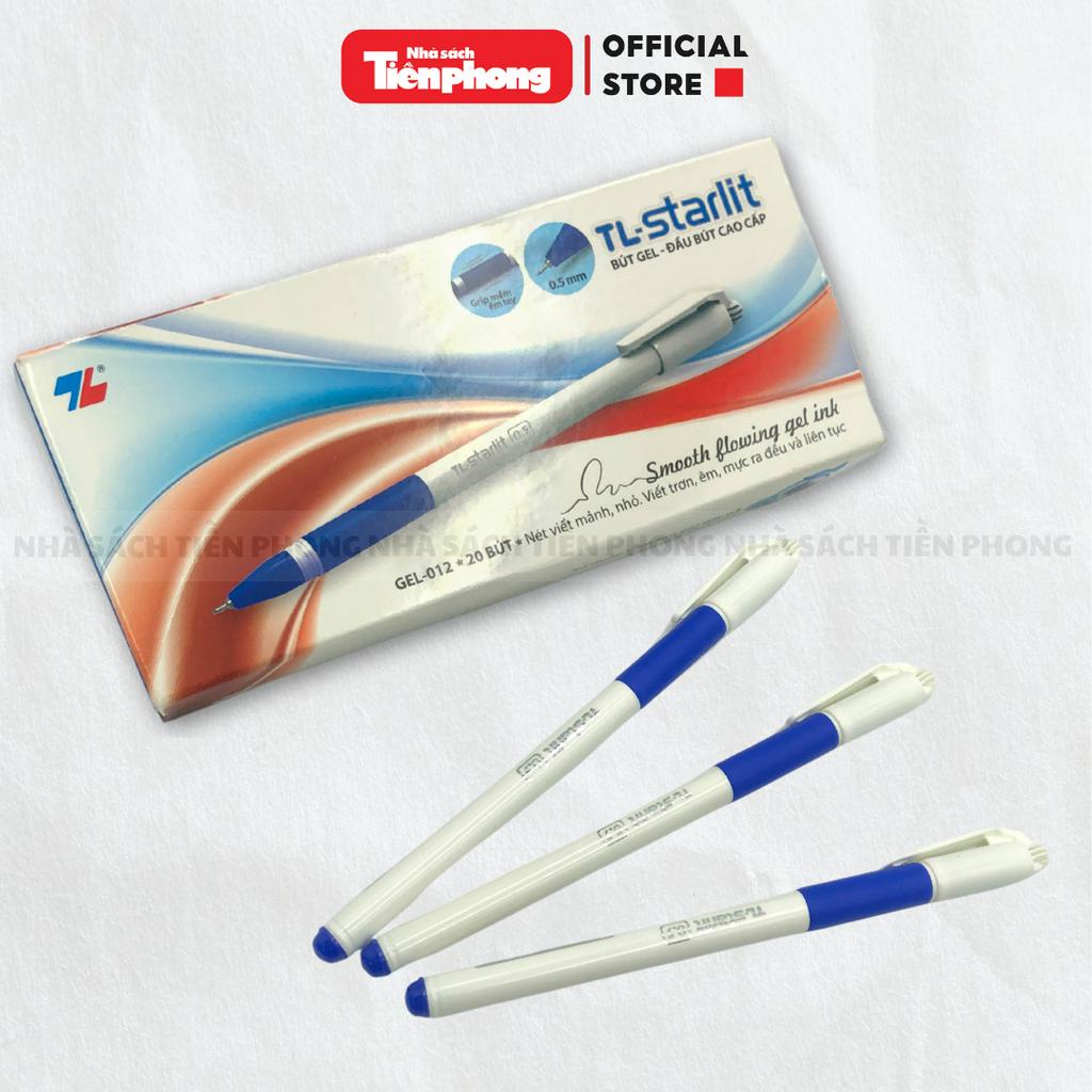 Bút gel Thiên Long chính hãng nhà sách Tiền Phong GEL-012 mực xanh / tím gel Starlit.