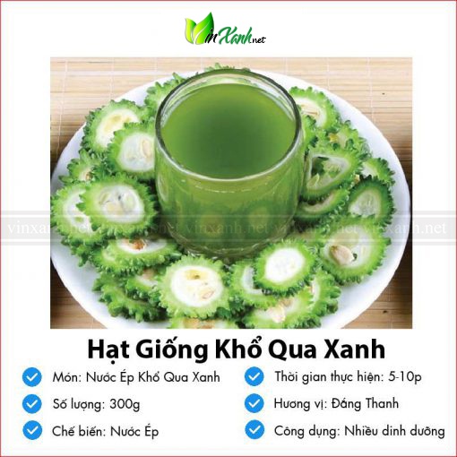 Hạt giống khổ qua xanh/ mướp đắng F1- NGUYÊN GÓI hàng Công ty tuyển chọn tỷ lệ nảy mầm cao