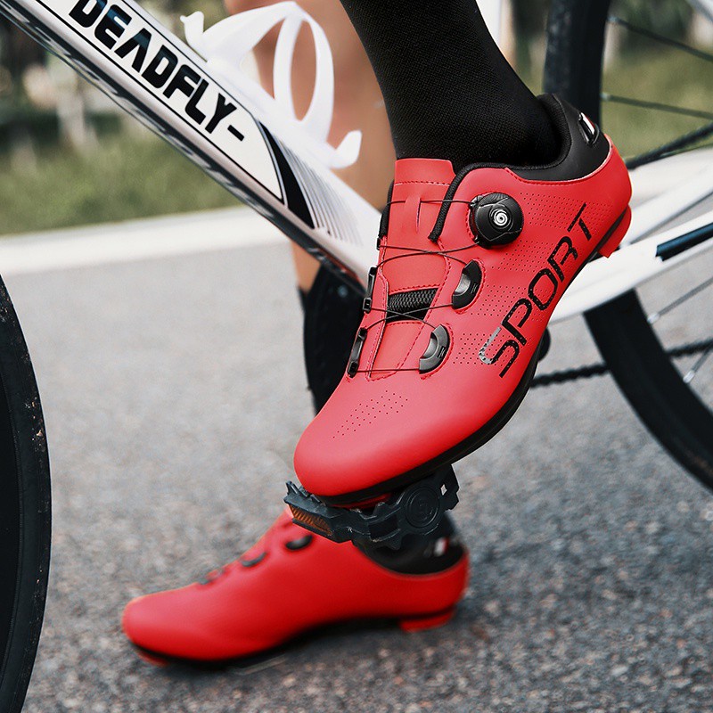 【CEYMME】Nghiệp Chống Trượt Cho  Giày Đi Xe Đạp Chuyên Giày đạp Xe Nam Thiết Kế Thoáng Giày đạp đường Kích thước 37-46