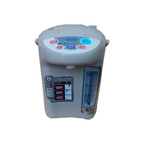 Bình thủy điện Korea King KBM-43E 4,3L - Công suất 750w -  Nút bấm điện tử - Ruột bình chống dính - Bảo hành 1 năm
