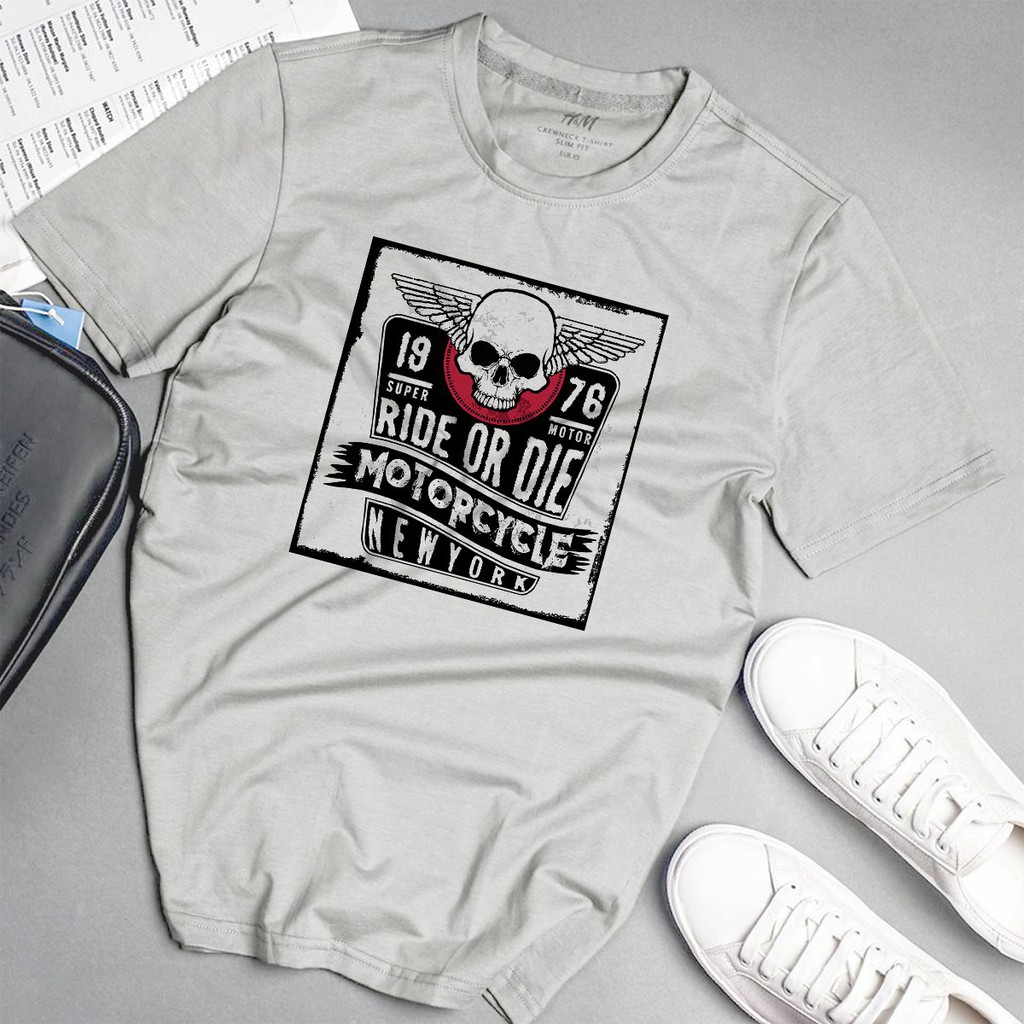 Áo phông nam độc lạ cá tính phong cách unisex màu xám