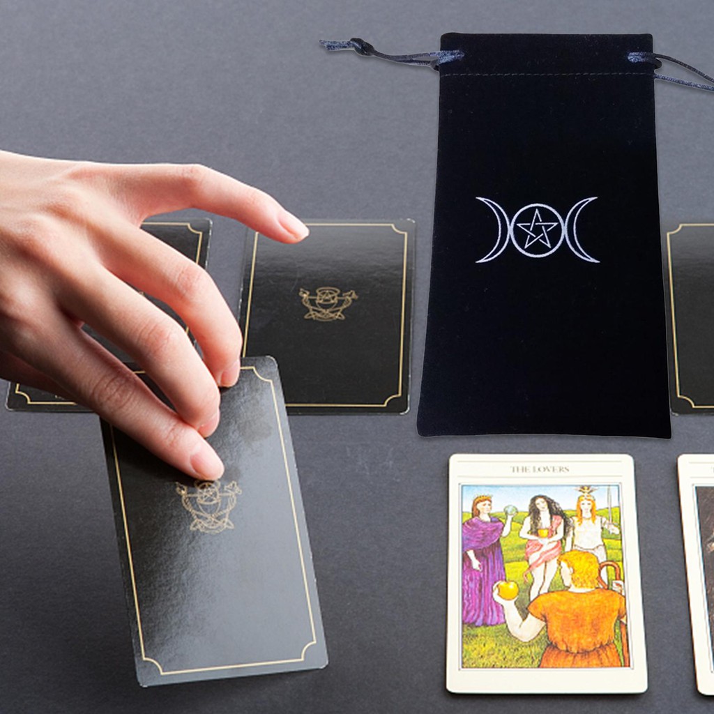 Túi Rút Mini Đựng Thẻ Bài Tarot Tiện Dụng