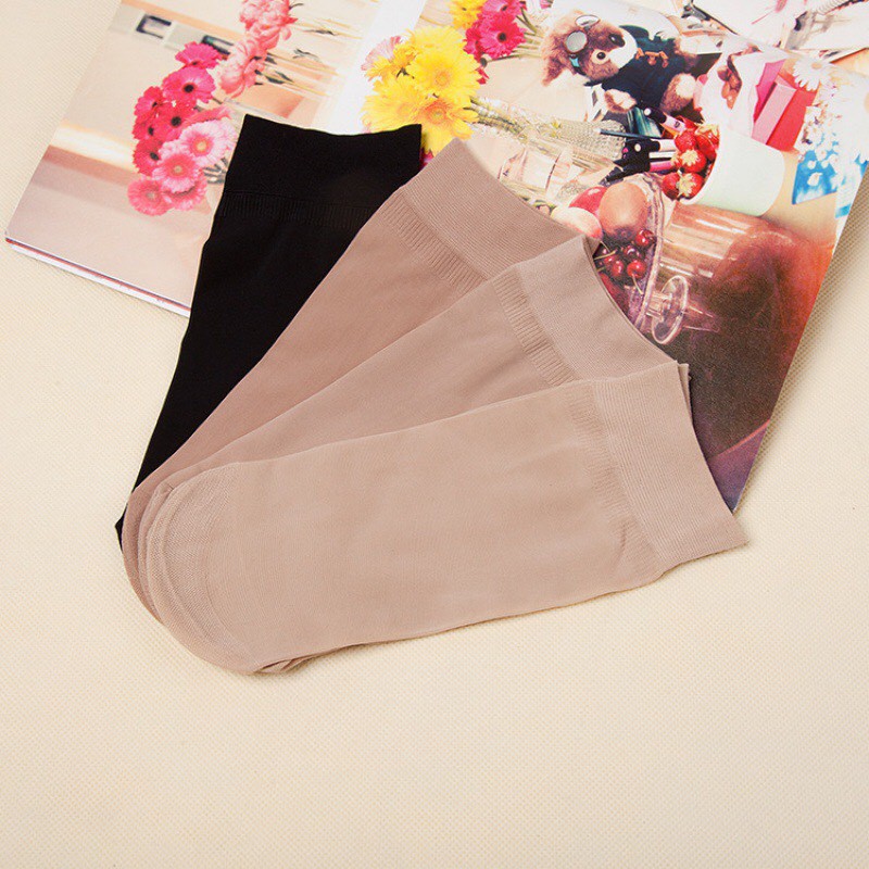 Tất Nữ ❤️FREESHIP❤️Sét 10 Đôi tất da cổ ngắn siêu dai loại đẹp,giúp chân thon gọn khi đi phối đồ mã 0013