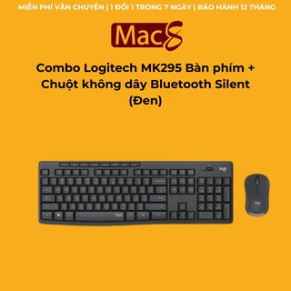 Combo Logitech MK295 Bàn phím + Chuột không dây Bluetooth Silent (Đen)