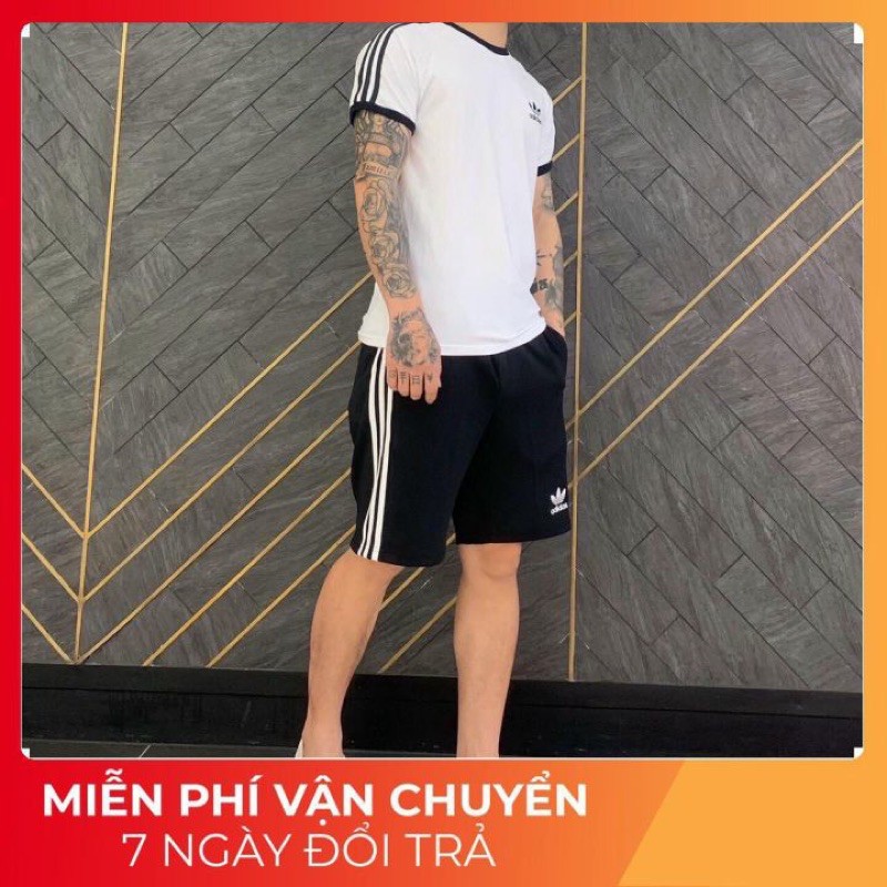 Bộ đồ thể thao adidas nam❤️SALE❤️[Áp mã SHOPDJIN24 giảm giá 10k] chất thun coton