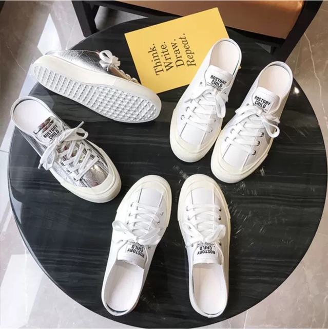 (Order)sz35-40 Giày sục thể thao đế bánh mì 3cm mẫu mới 2019 hot hit