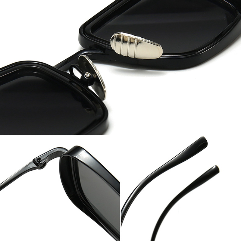 Kính mát kim loại thiết kế gọng vuông hợp thời trang cho nam | BigBuy360 - bigbuy360.vn