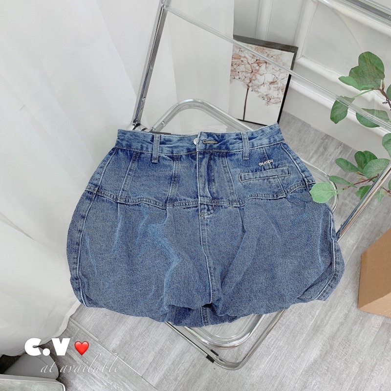 Chân váy bò bom tag G.u.c hàng QCL1