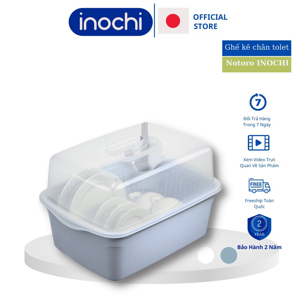 Kệ chén bát / đa năng đựng bát đĩa thìa đũa có nắp thông minh nhựa Tokyo inochi nhà bếp cao cấp