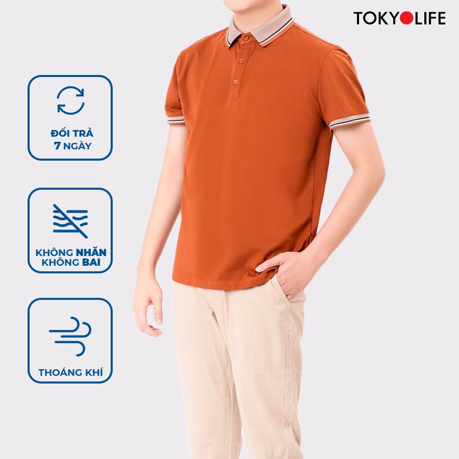 Áo Polo Nam Cotton Cao Cấp, Basic Sang Trọng Lịch Lãm TOKYOLIFE N7POL007I