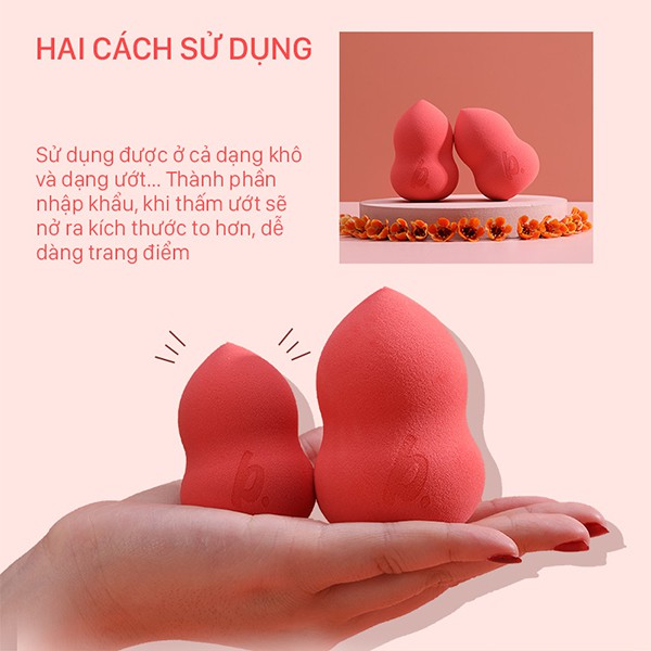 Mút Trang Điểm Tiện Dụng Nhiều Màu Sắc 10g