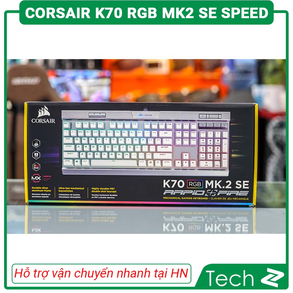 Bàn phím cơ Corsair K70 RGB MK2 SE Speed Switch