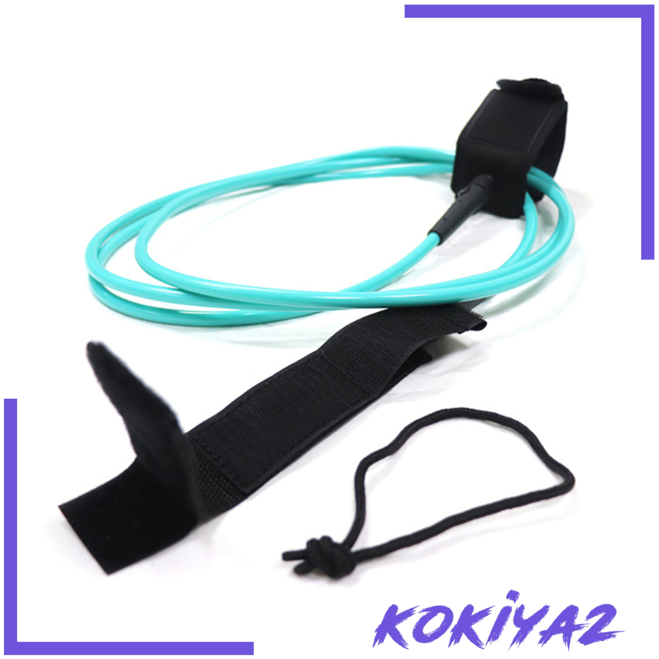 [KOKIYA2]10 Feet Surfing Ankle Leash Stand Up Board Leg Rope Leg Wrists Tether Cord