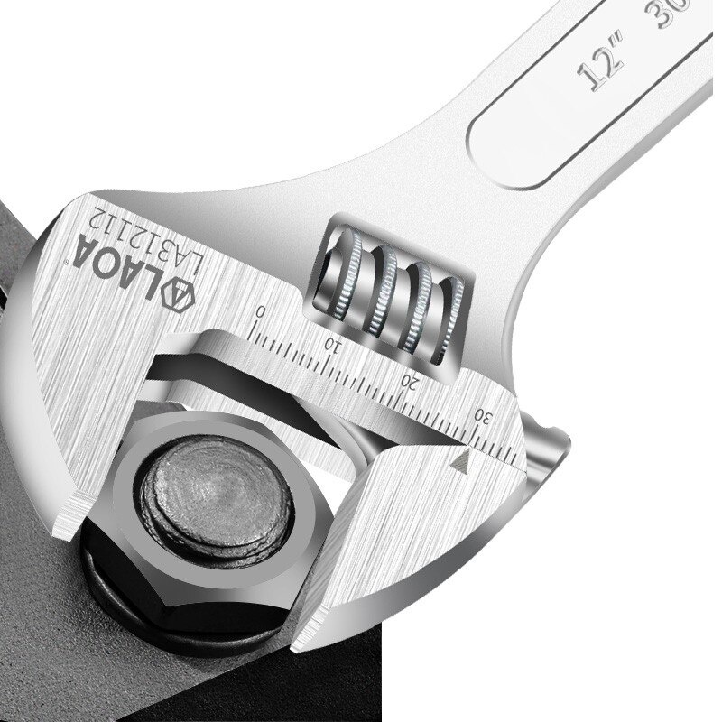 Mỏ Lết 4inch / 6inch / 8inch Chuyên Dụng LAOA, Làm Từ Thép Cacbon Bền Bỉ Cao