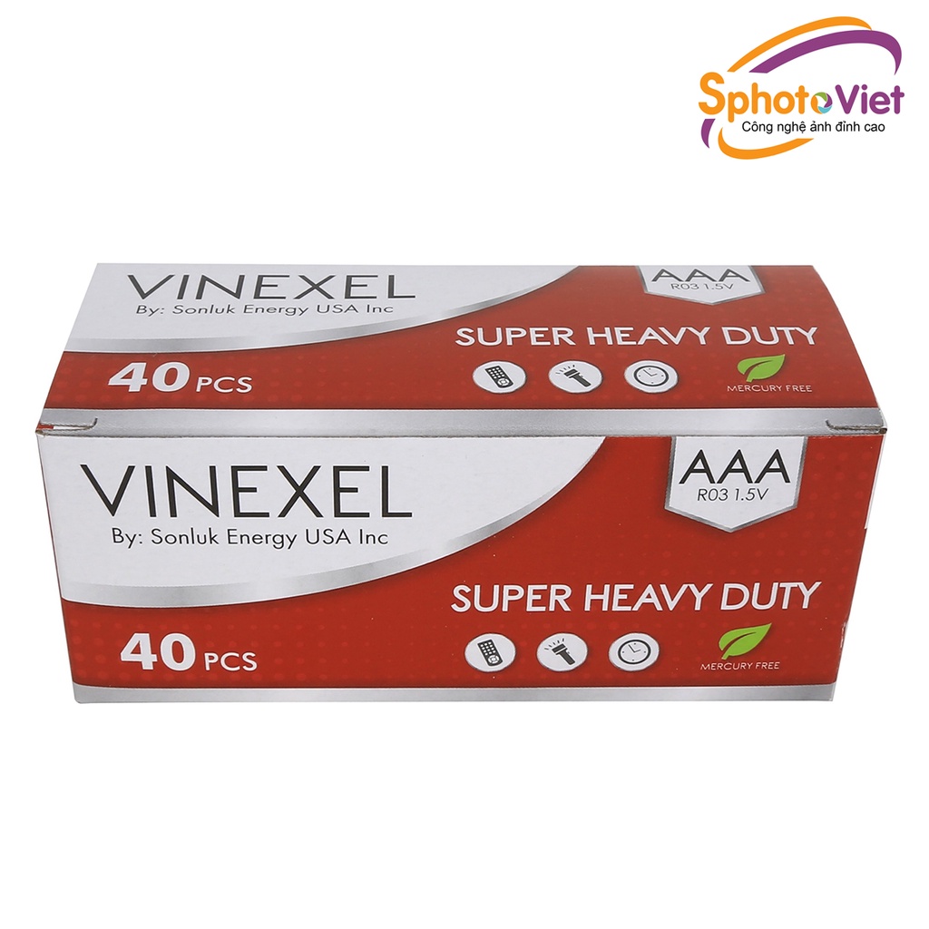 Hộp 40 viên pin AA - AAA 1,5v Vinexel VONIKO USA Chính Hãng