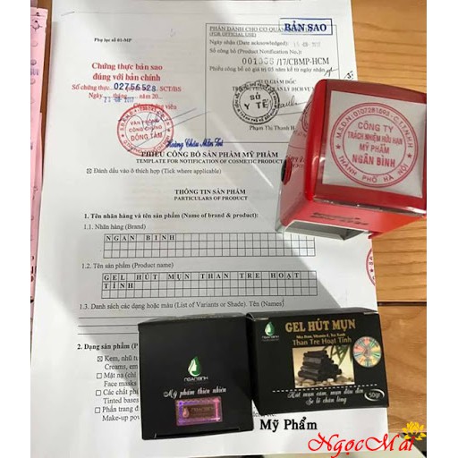 Gel hút mụn, lột mụn than tre hoạt tính Ngân Bình có tem chống hàng giả | BigBuy360 - bigbuy360.vn