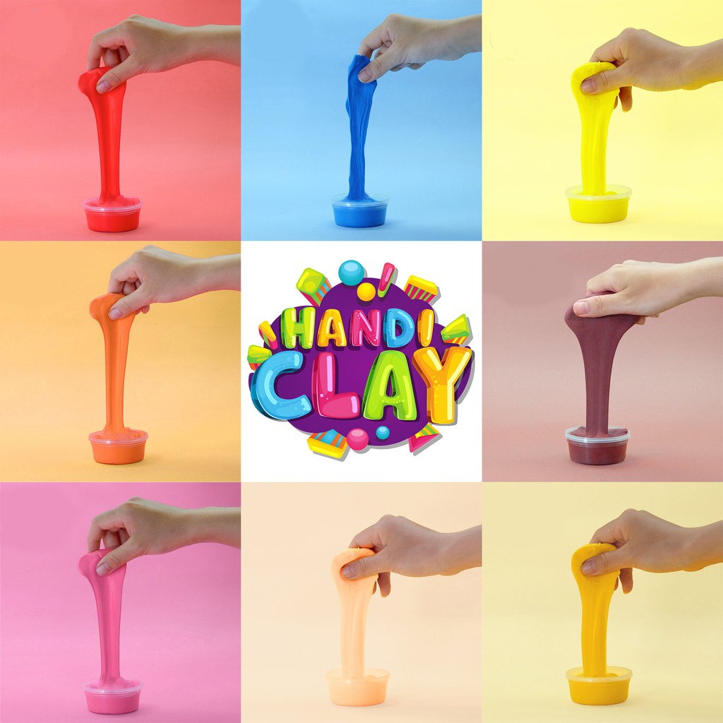 Đất nặn siêu nhẹ cao cấp Handi Clay màu lẻ