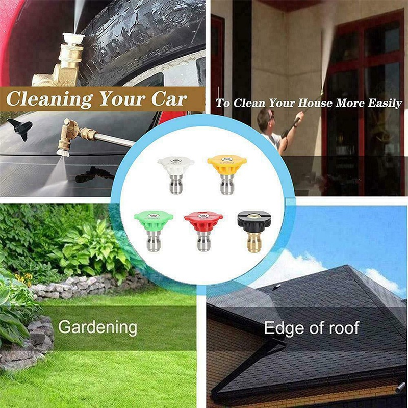 Vòi Phun Nước Áp Suất Cao Bằng Kim Loại Tiện Dụng Cho Xe Hơi
