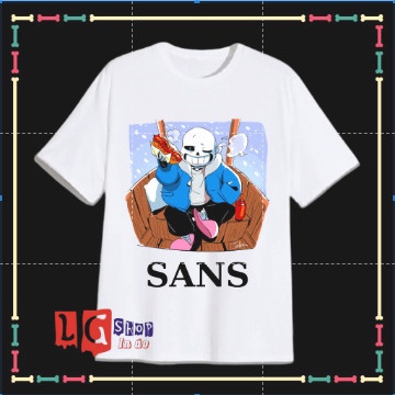 ÁO THUN IN HÌNH SANS UNDERTABLE-BIỆT ĐỘI GANGSTER CHO BÉ TRAI (TỪ 10KG ĐẾN 90KG)