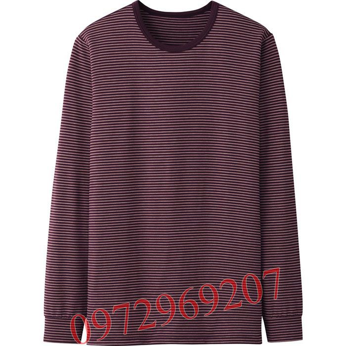 Áo giữ nhiệt Heattech Uniqlo Nhật Bản nhiều màu kẻ