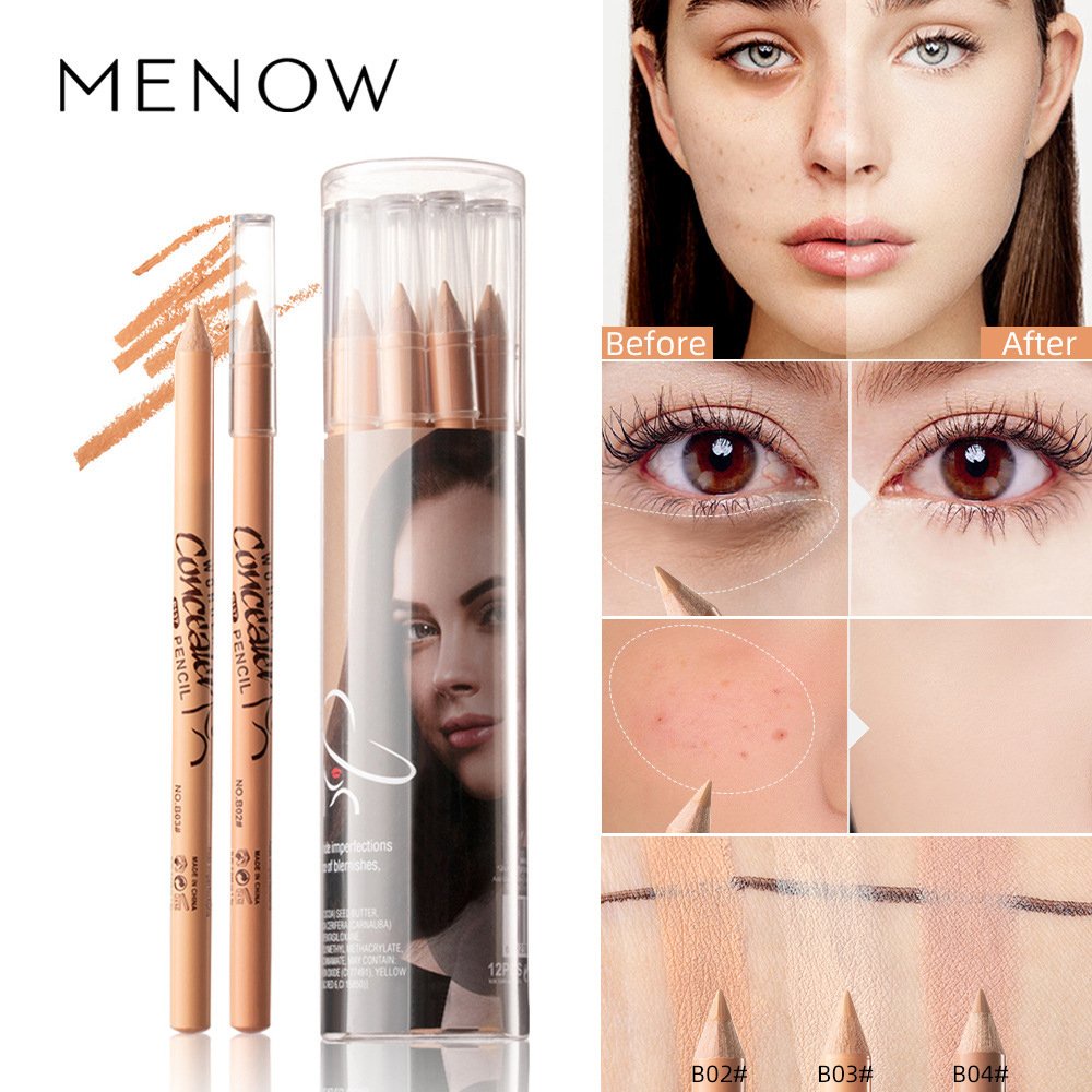 Bút Che Khuyết Điểm MeNow Chính Hãng Fix Makeup Không Trôi Không Thấm Nước (hộp 12 cây)