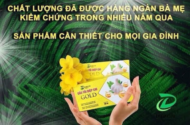 Dầu Tỏi Diệp Chi - Ngăn Ngừa Ho Sổ Mũi Cảm Cúm - Nguồn Kháng Sinh Tự Nhiên