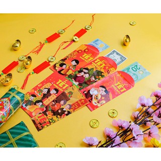 [Set 6 cái] Bao lì xì truyền thống