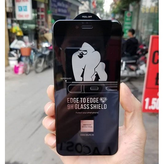 [Mua 1 Tặng 1] Kính cường lực KingKong CHÍNH HÃNG Full Màn từ IP7+/8+ đến IP11 Pro Max Tặng Kèm Bộ Giấy Vệ Sinh