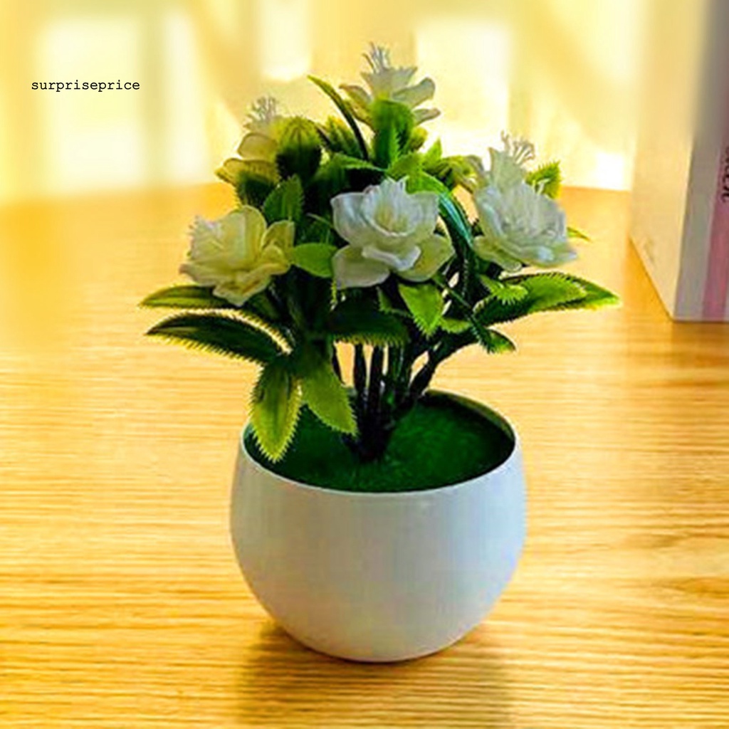 Chậu cây giả bằng nhựa trang trí nhà cửa