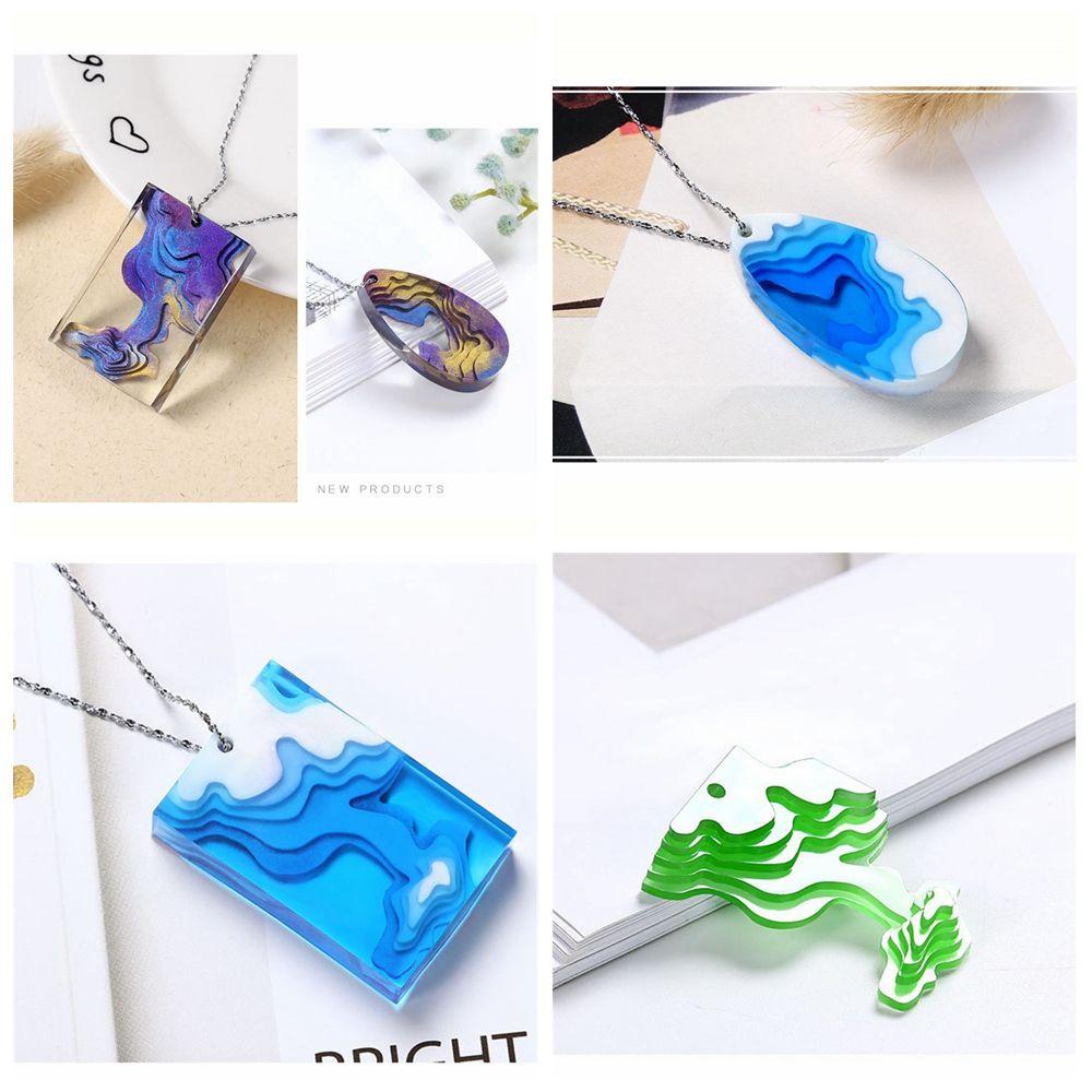 MAG Khuôn Nhựa Làm Mặt Trang Sức Hình Hòn Đảo