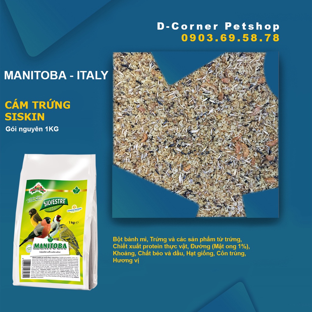 Cám trứng Pate forest birds dành cho các dòng chim hoang dã gói 500g