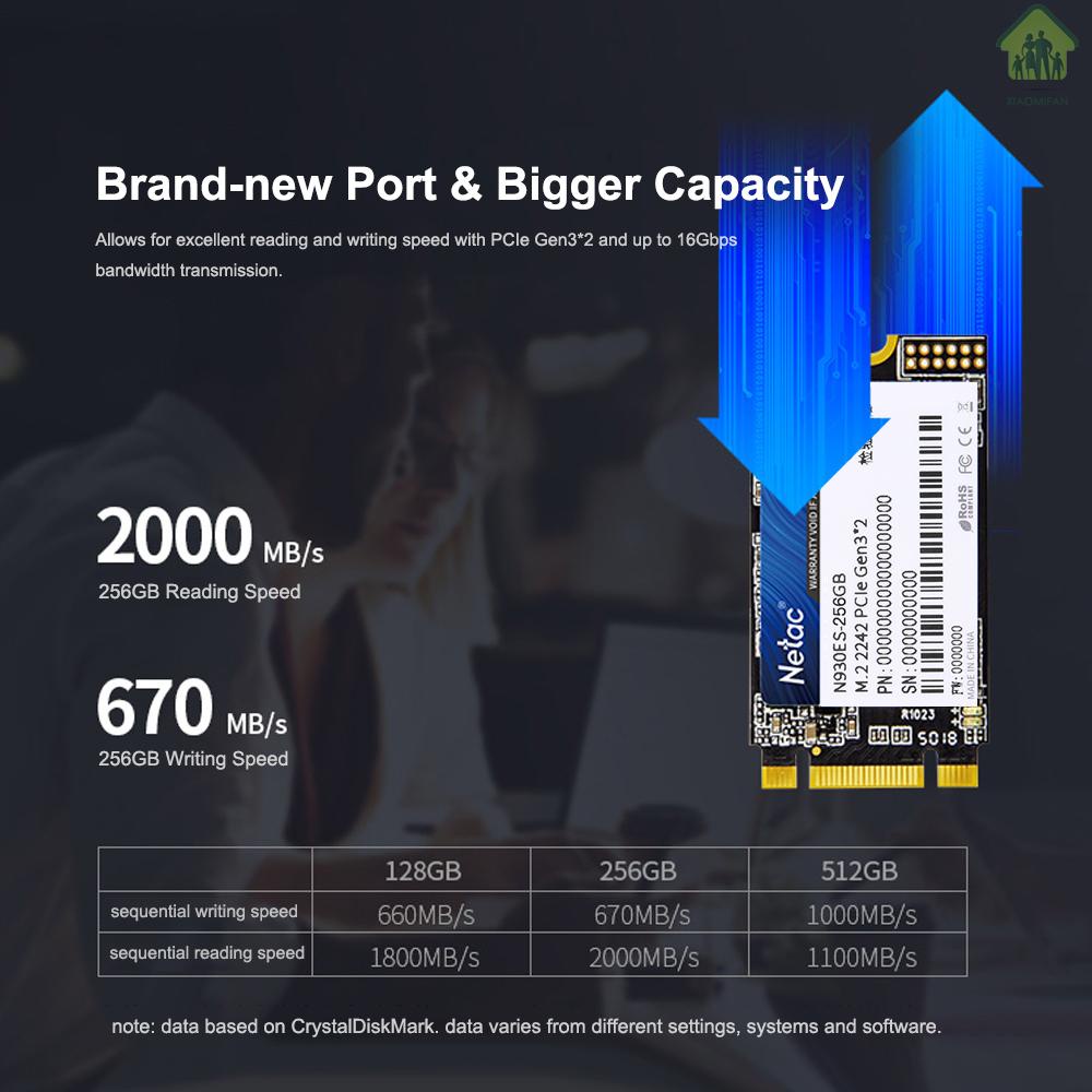 Ổ Cứng Ssd Gen3X2 Pcie 3d Mlc / Tlc Nand 128gb N930Es Nvme M.2 2242 | BigBuy360 - bigbuy360.vn