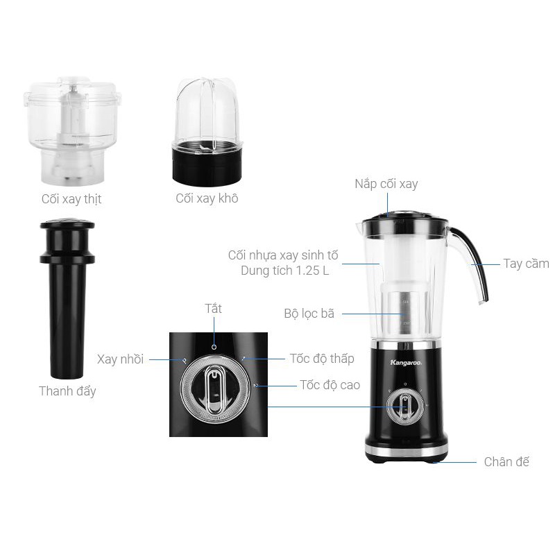 Máy xay sinh tố Kangaroo KG3B2