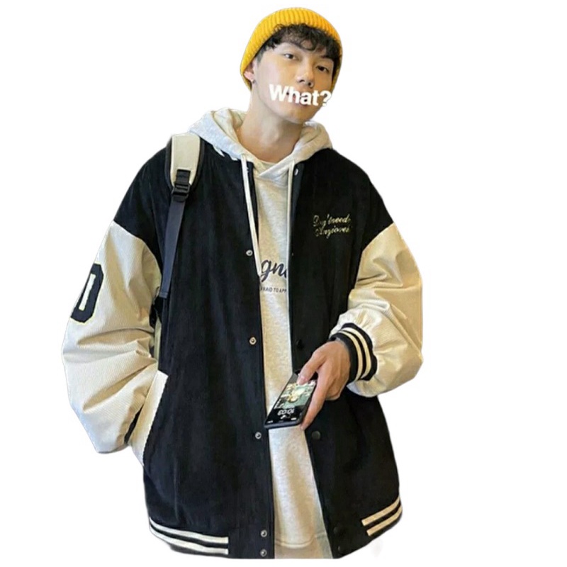 Ao bomber nam phong cách hàn quốc, áo khoác nam nhung tăm form rộng ETP  - ĐĂNG QUANG FASHION