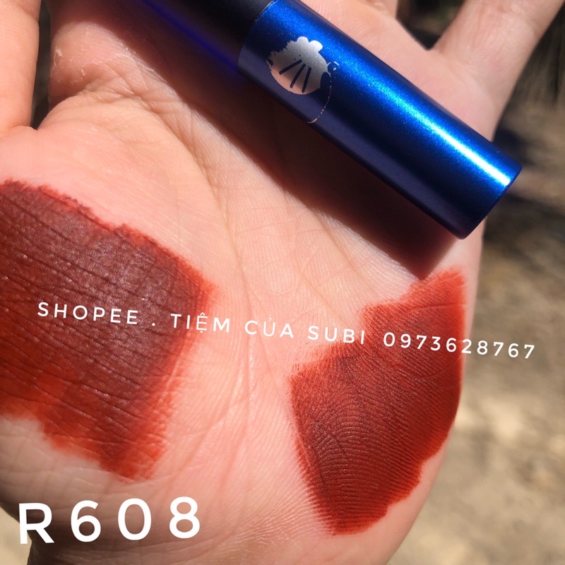 Son kem lì colorkey doremon nội địa trung xanh chất son mịn môi đẹp lì