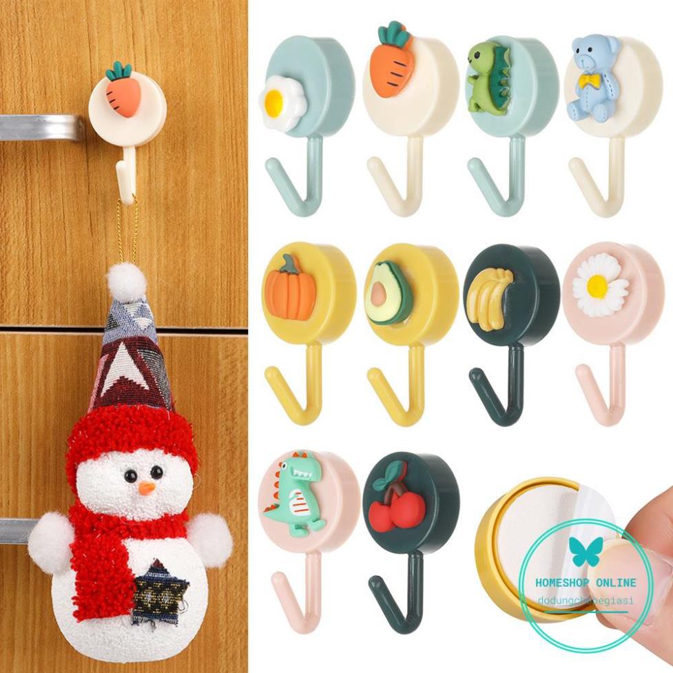 Móc dính tường treo đồ treo chìa khóa hình hoạt hình HOMESHOP Online