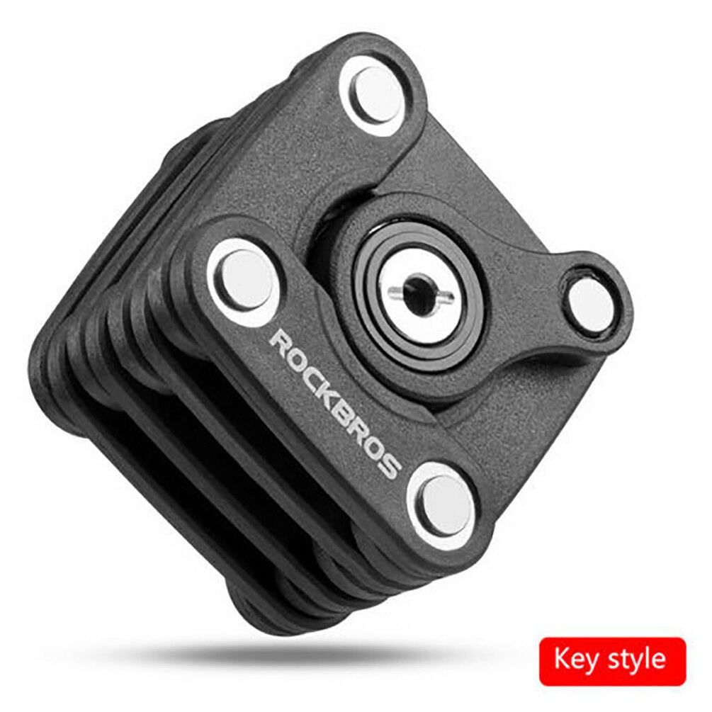 Ổ Khoá ROCKBROS Dạng Chìa/ Mật Khẩu Chống Trộm Chất Lượng Cao Cho Xe Đạp Mtb 2 Kích Cỡ
