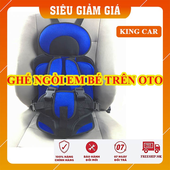 Ghế ngồi ô tô cho bé, ghế ngồi ô tô trẻ em, ghế xe hơi có đai cài an toàn cho bé - Shop KingCar